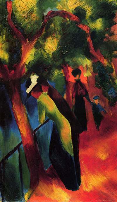 Sunny Way August Macke